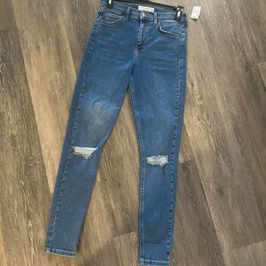 NWT TopShop Jamie Jeans Sz 28W-6